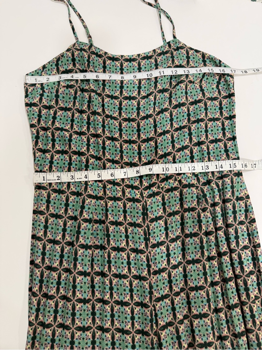 FARM Rio x Anthropologie "Honolulu" Geo Floral Wide Leg Jumpsuit Size Small - Picture 6 of 12